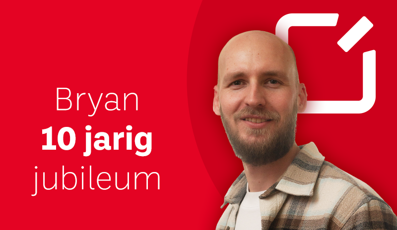 10 jarig jubileum Bryan – Programmeur
